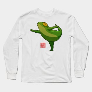 yoga frog dancer Long Sleeve T-Shirt